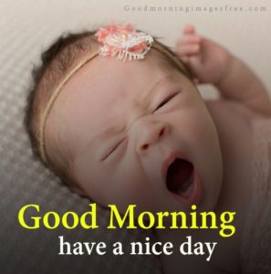Good Morning Small Baby Girl Kids Images
