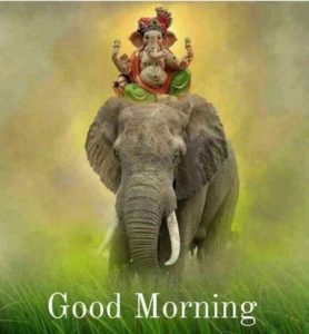 Good Morning Lord Ganesha Ji HD Photo Image Pics