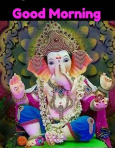 Good Morning Shree God Ganesha Whatsapp Photo