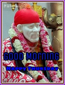 Good Morning Thrusday Guruwar Image Sai Baba