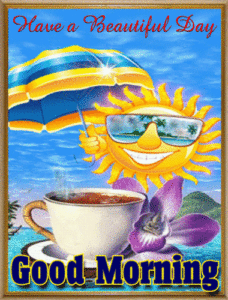 Happy Sunny Good Morning Gif Image for Beautiful Day