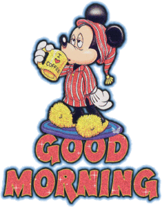 Micky Mouse Good Morning Funny Gif