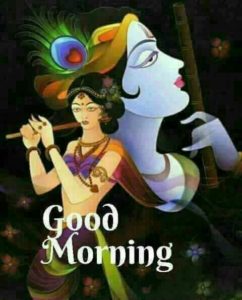 Radhe Krishna Good Morning Image