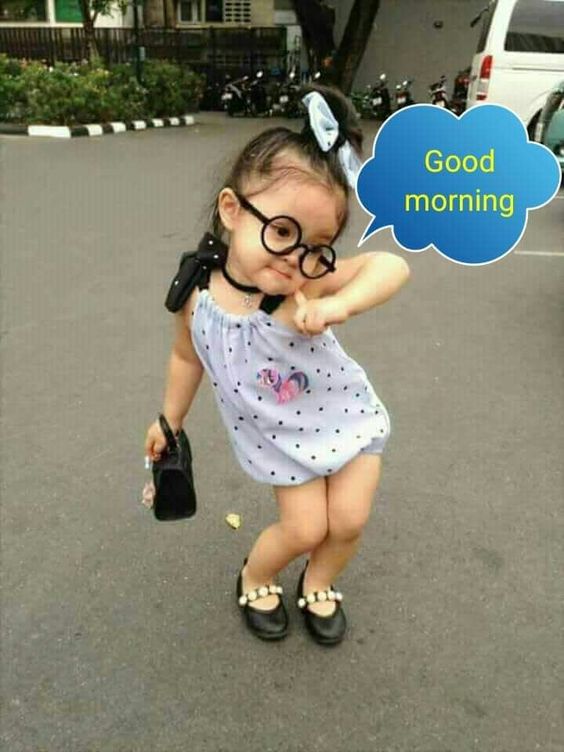 800 Cute Baby Girls Good Morning Images In Hindi
