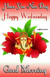 Wednesday Good Morning Ganesha Wallpaper