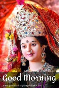 Durga Maa Face Good Morning HD Best HD DP Wallpaper Pics Suprabhat Navratri
