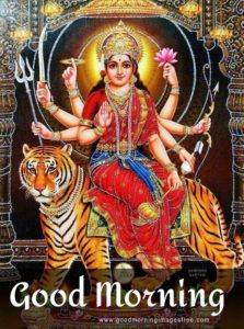 Durga Maa Good Morning Quotes Picture Image Whatsapp Status Navratri Morning