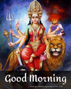 Good Morning Durga Mata Ji Wallpaper Whatsapp Facebook DP Instagram Image Picture DP