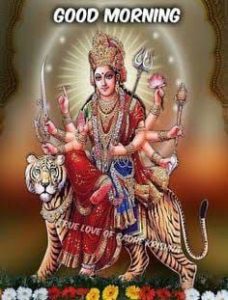 Good Morning Durga Navratri Wallpaper Whatsapp DP Image