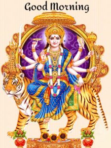 Happy Good Morning Durga Maa Wishes Images HD DP Wallpaper Navratri