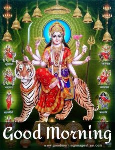 Hindu Goddess Good Morning Durga Maa HD Photo Whatsapp DP Picture Status