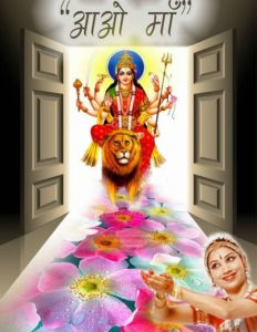 Maa Durga Navratri Good Morning Wishes Photos to Welcome Durga Maa at Home