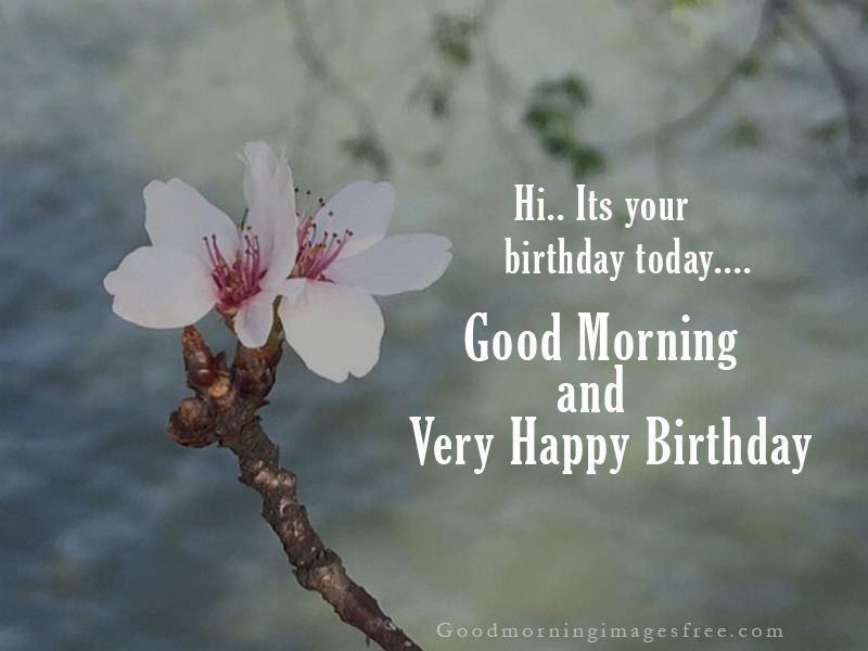Good Morning Very Happy Birthday Wishes Images