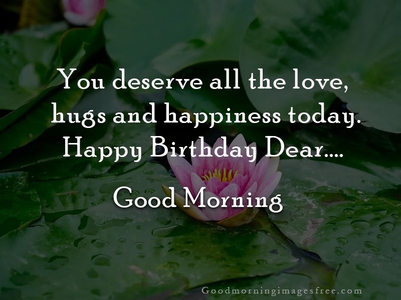 Good Morning and Happy Birthday Wishes for Bday Boy and Girl