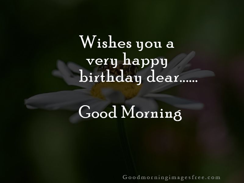 Happy Birthday Good Morning Image Wishes Quotes