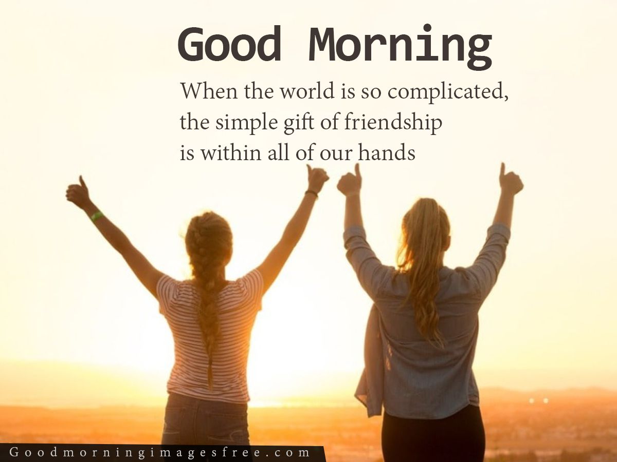 85+ Friends {Friendship} Good Morning Images Quotes Download